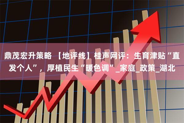 鼎茂宏升策略 【地评线】桂声网评:生育津贴“直发个人”,厚植民生“暖色调”_家庭_政策_湖北